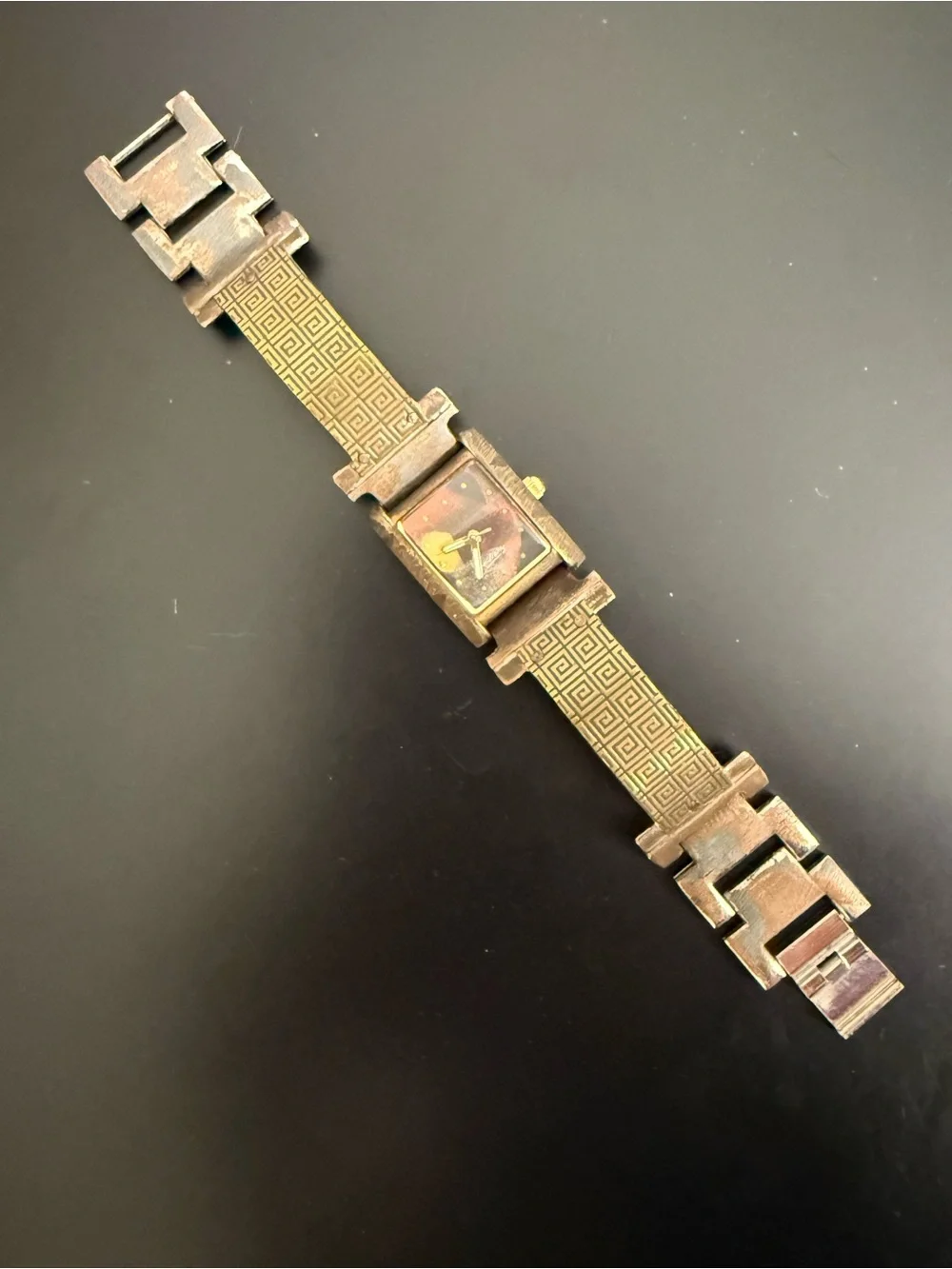 Watchcraft Handcrafted Artist Watch Signed Numbered RG1 Greek Key Florence Watch